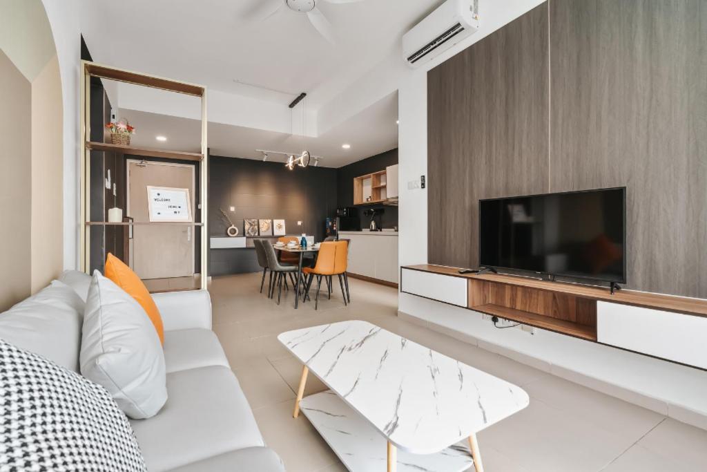 Nowhere 2Br & 2Bath Apartment With Balcony @ Reizz Residences Kuala Lumpur Buitenkant foto
