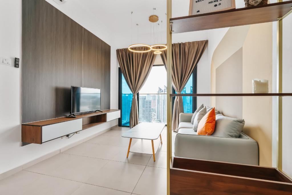 Nowhere 2Br & 2Bath Apartment With Balcony @ Reizz Residences Kuala Lumpur Buitenkant foto